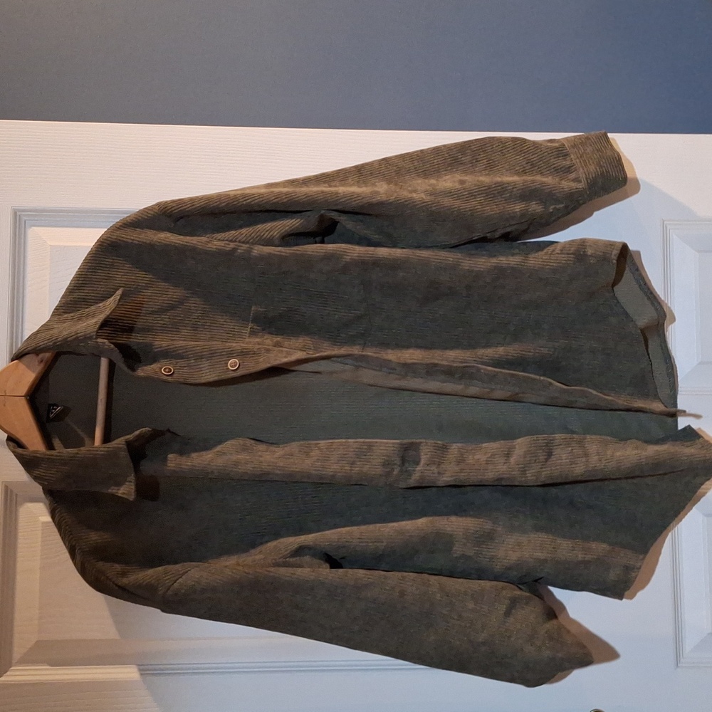 SHEIN‎ Oversized Dark Green Button Down Top Small